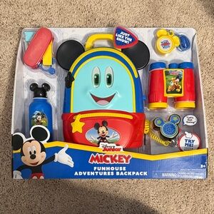 Mickey Funhouse Adventures Backpack - Red, Blue, Yellow